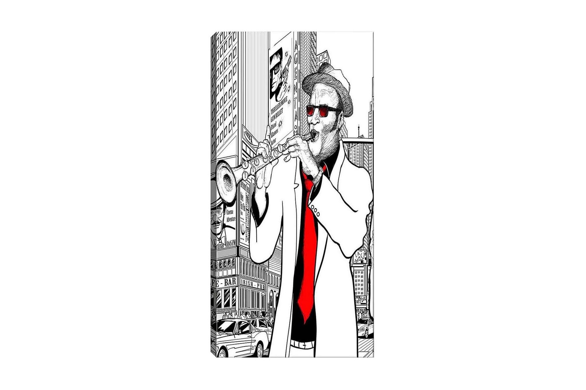 Canvastavla DKY People Flerfärgad - 50x120 cm (Art.nr 1184429) — Chilli