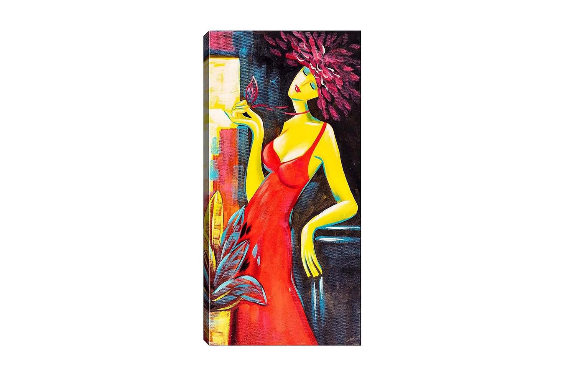 Canvastavla DKY People Flerfärgad - 50x120 cm (Art.nr 1184363) — Chilli