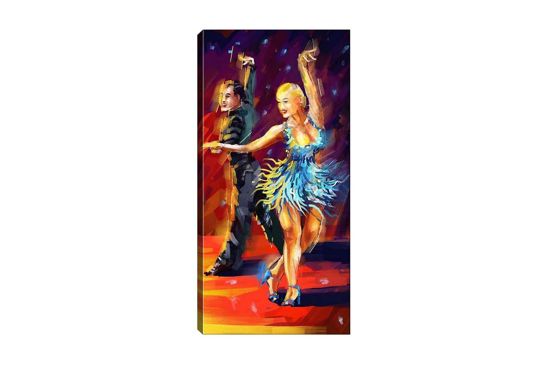 Canvastavla DKY People Flerfärgad - 50x120 cm (Art.nr 1184501) — Chilli