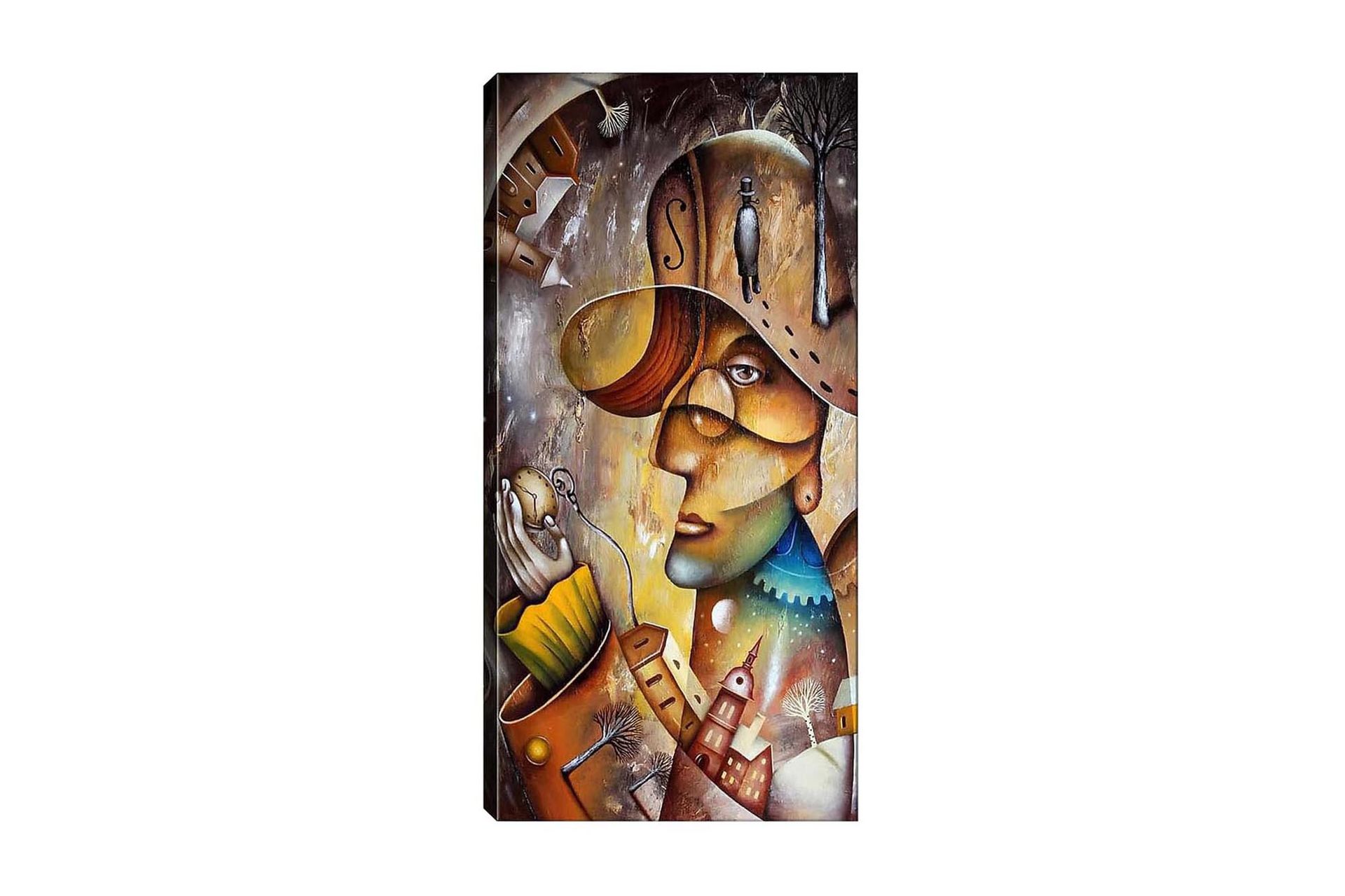 Canvastavla DKY People Flerfärgad - 50x120 cm (Art.nr 1184244) — Chilli