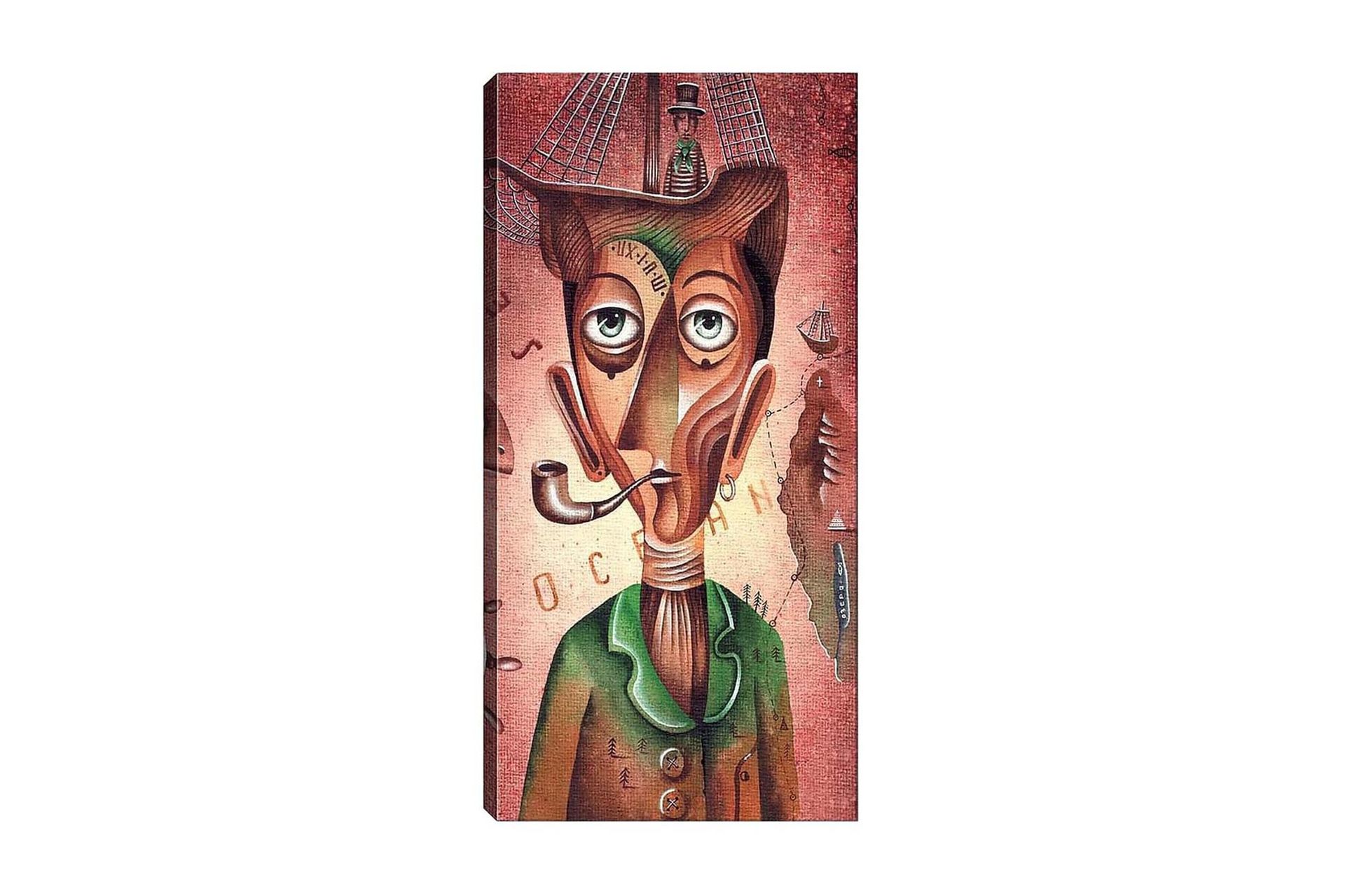 Canvastavla DKY People Flerfärgad - 50x120 cm (Art.nr 1184088) — Chilli