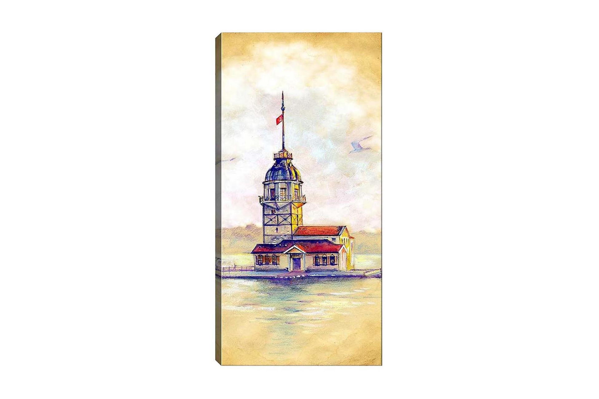 Canvastavla DKY Cities & Countries Flerfärgad - 50x120 cm (Art.nr 1184081) — Chilli