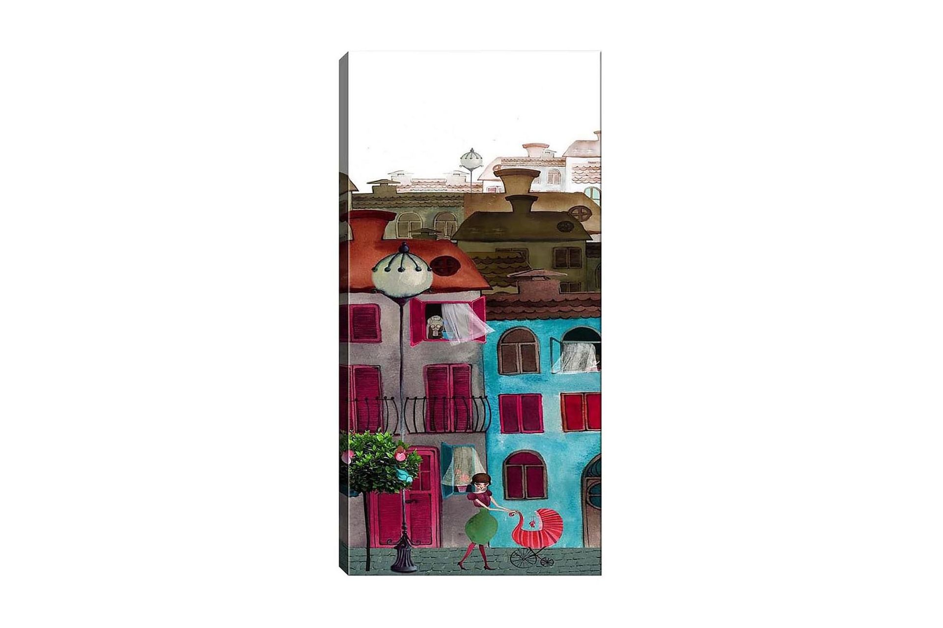 Canvastavla DKY Cities & Countries Flerfärgad - 50x120 cm (Art.nr 1184094) — Chilli