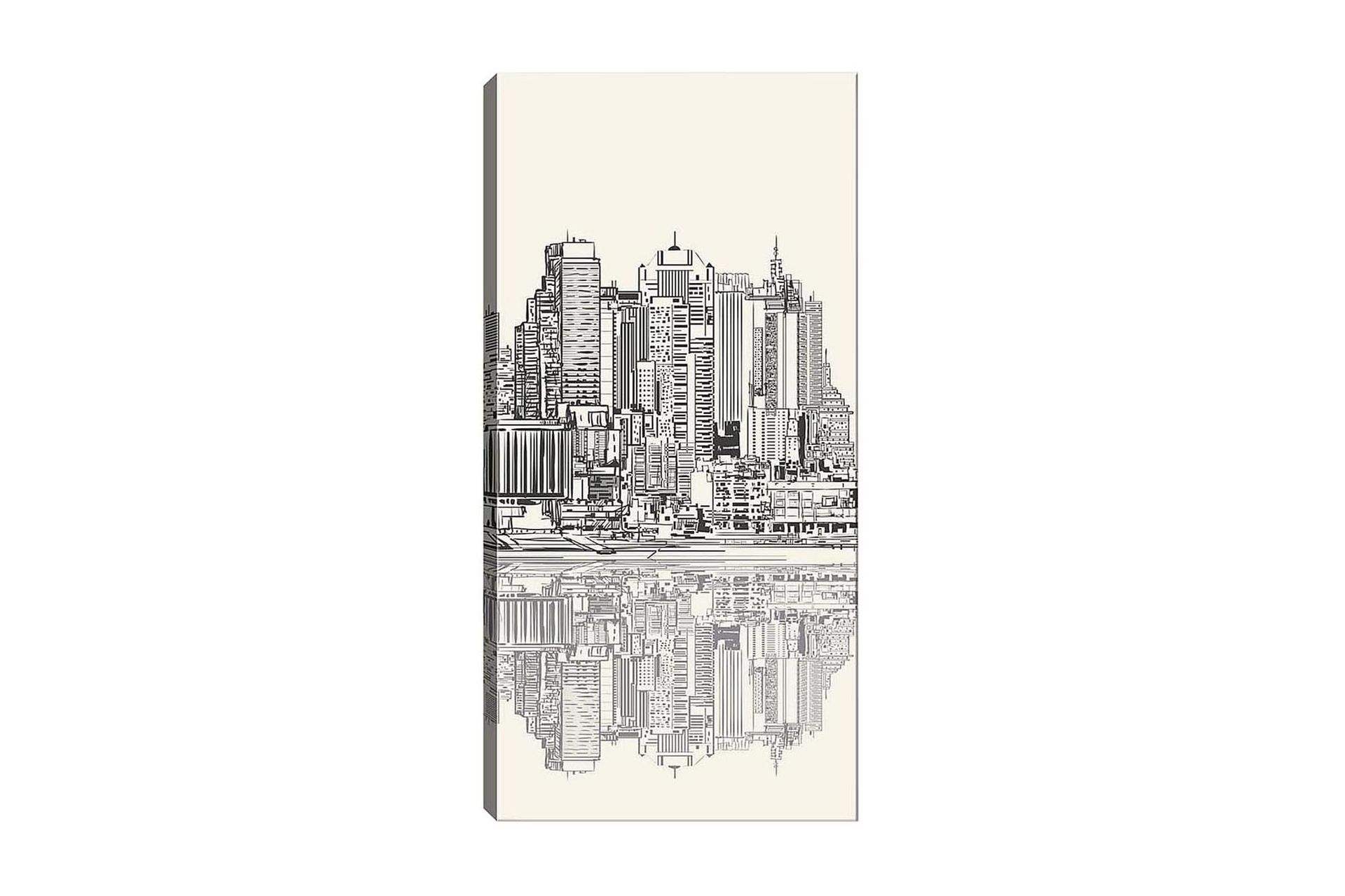 Canvastavla DKY Cities & Countries Flerfärgad - 50x120 cm (Art.nr 1183969) — Chilli