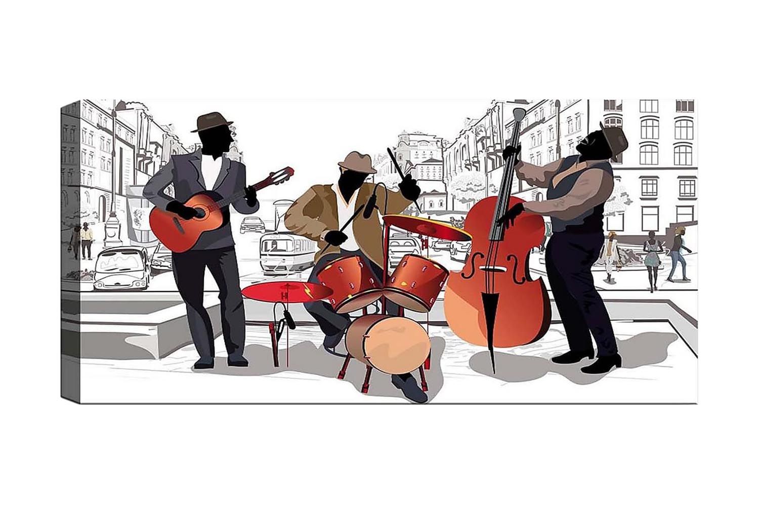 Canvastavla YTY People Flerfärgad - 120x50 cm (Art.nr 1184971) — Chilli
