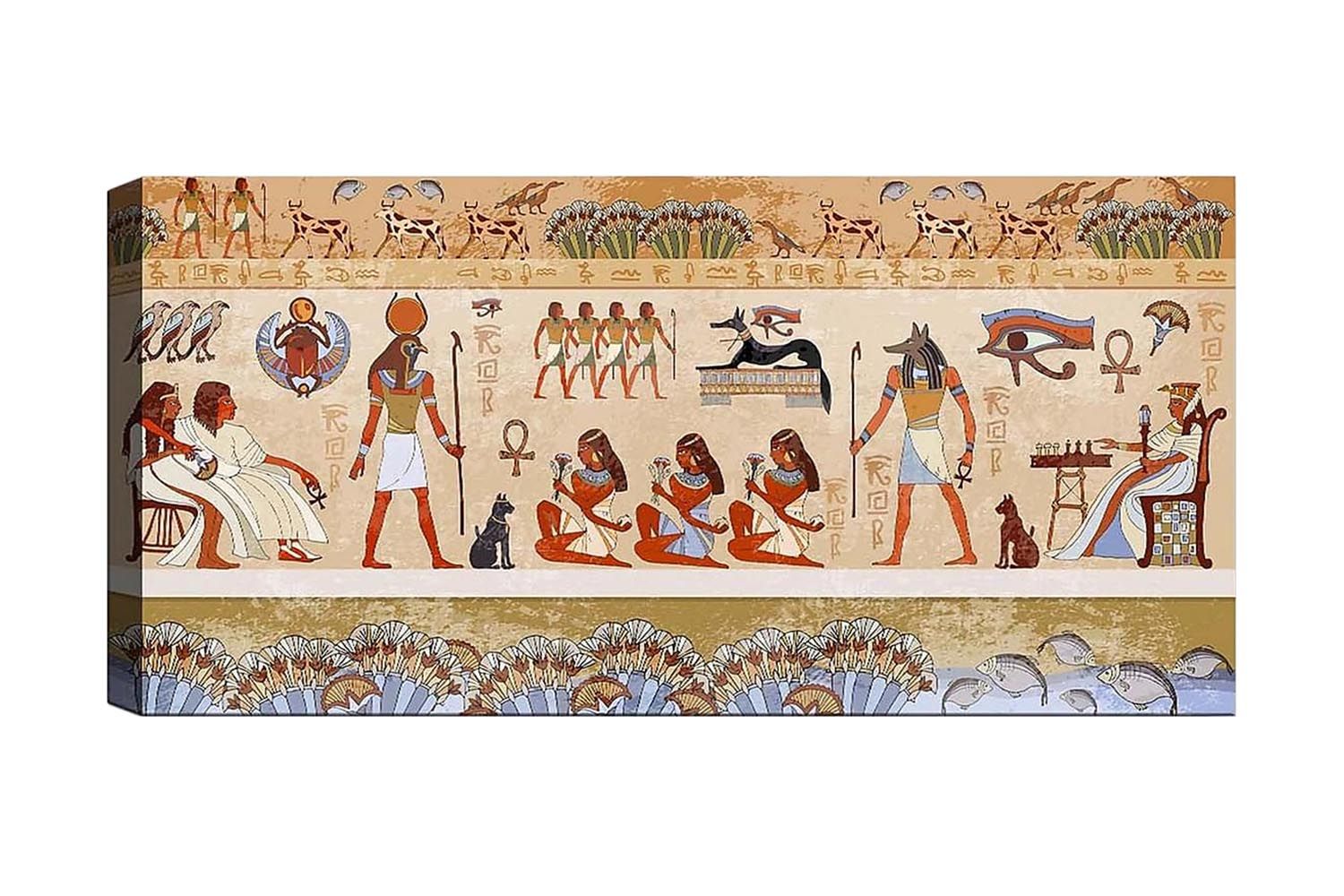 Canvastavla YTY People Flerfärgad - 120x50 cm (Art.nr 1184711) — Chilli