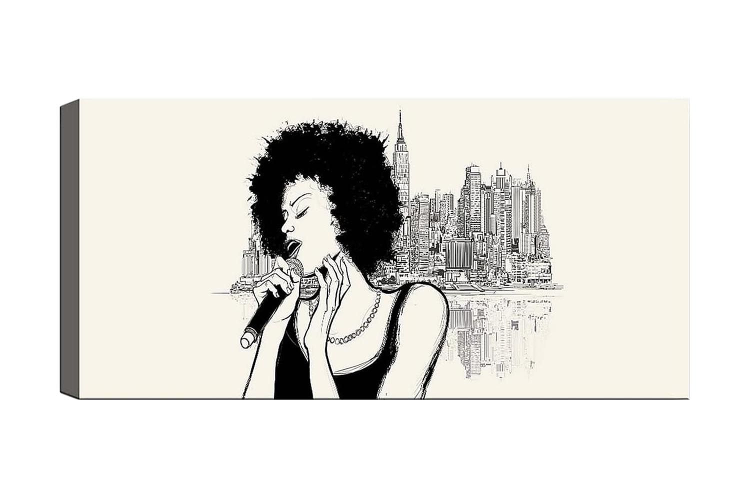 Canvastavla YTY People Flerfärgad - 120x50 cm (Art.nr 1184643) — Chilli