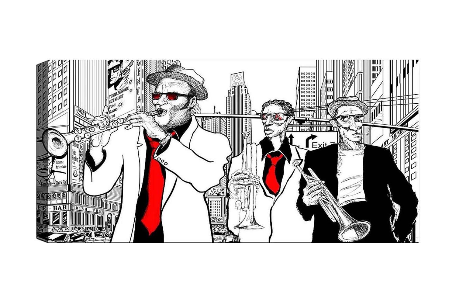 Canvastavla YTY People Flerfärgad - 120x50 cm (Art.nr 1184436) — Chilli