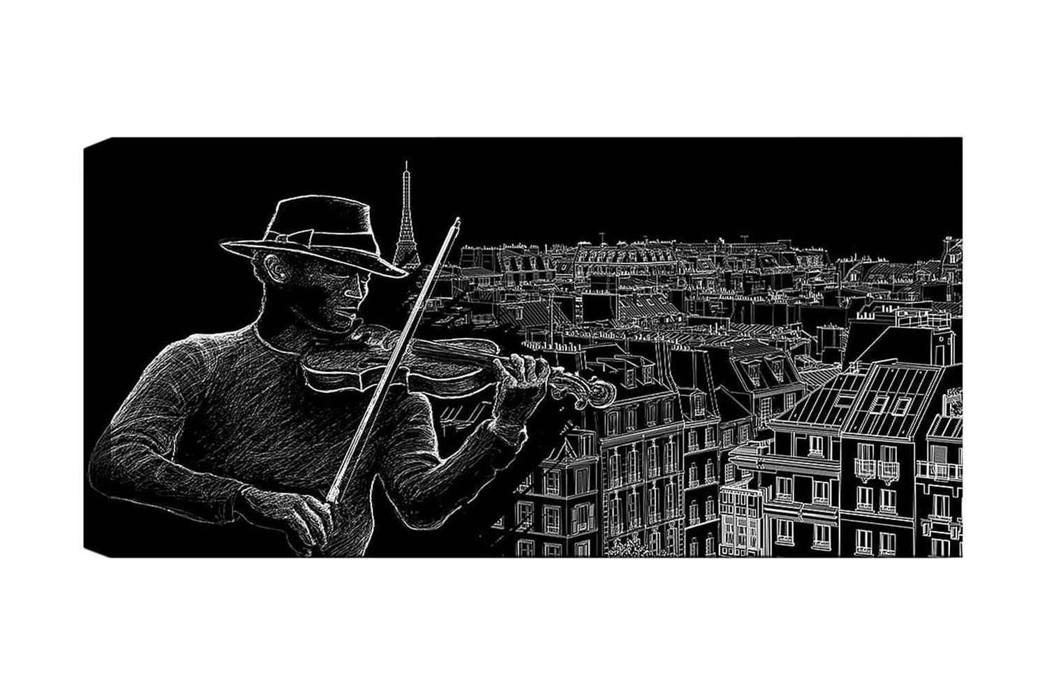 Canvastavla YTY People Flerfärgad - 120x50 cm (Art.nr 1184526) — Chilli
