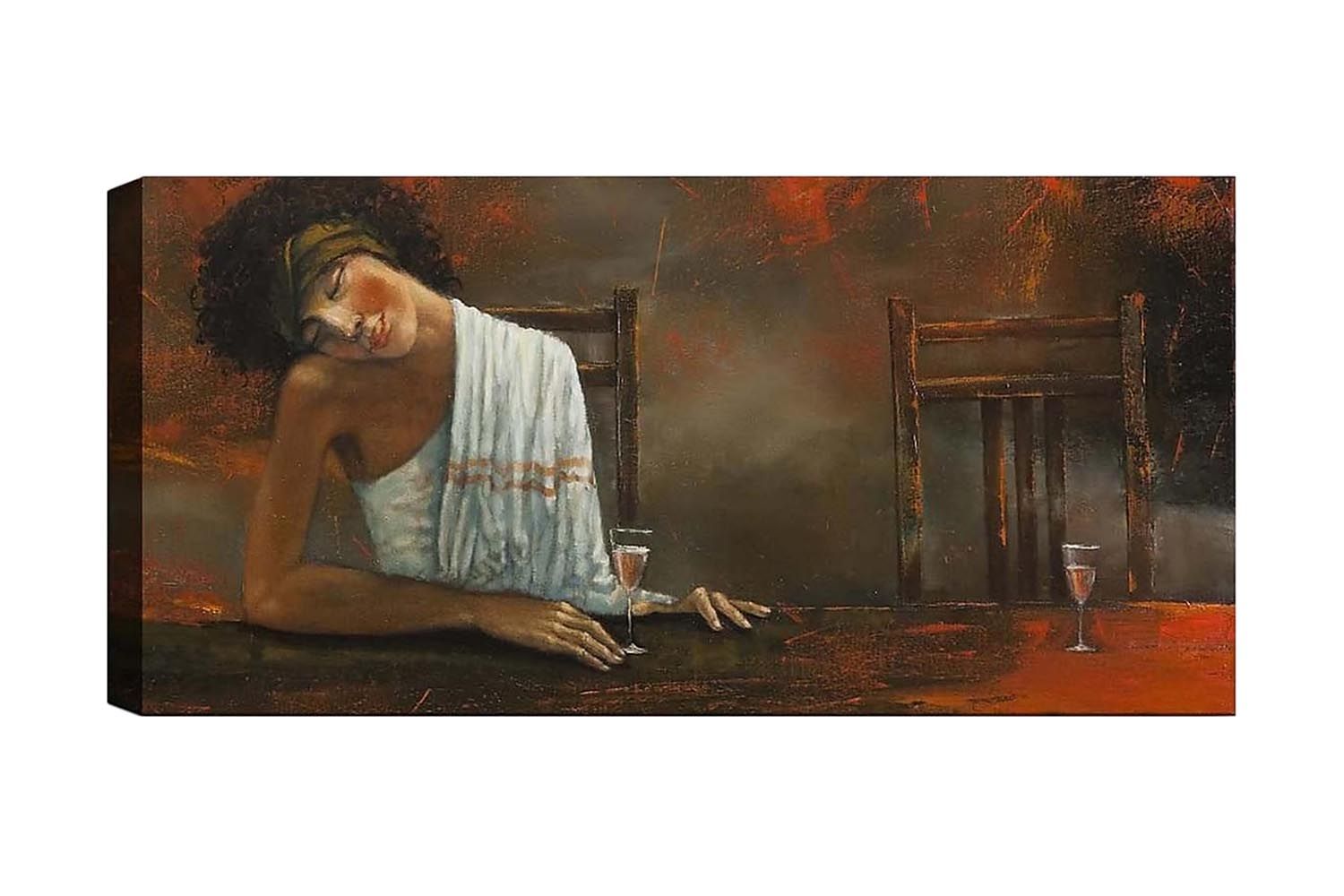 Canvastavla YTY People Flerfärgad - 120x50 cm (Art.nr 1184391) — Chilli