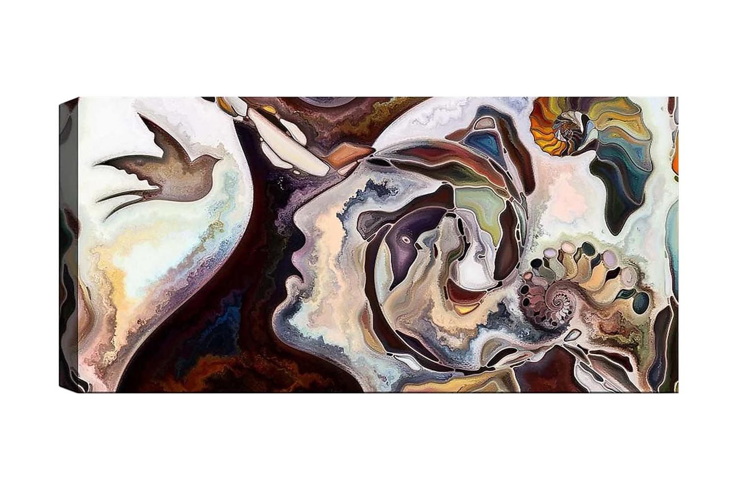 Canvastavla YTY Abstract & Fractals Flerfärgad - 120x50 cm (Art.nr 1184321) — Chilli