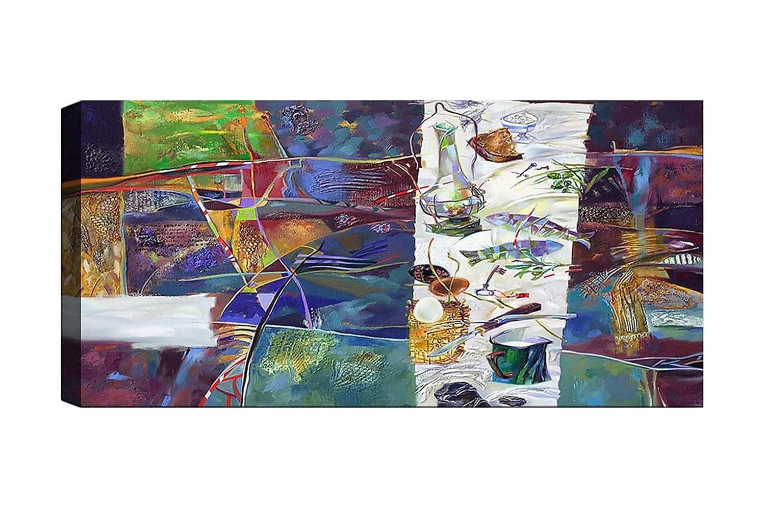 Canvastavla YTY Abstract & Fractals Flerfärgad - 120x50 cm (Art.nr 1184233) — Chilli