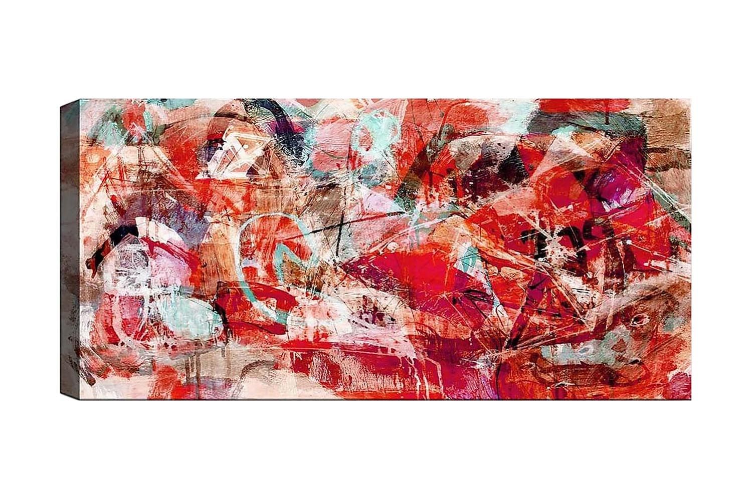 Canvastavla YTY Abstract & Fractals Flerfärgad - 120x50 cm (Art.nr 1184613) — Chilli