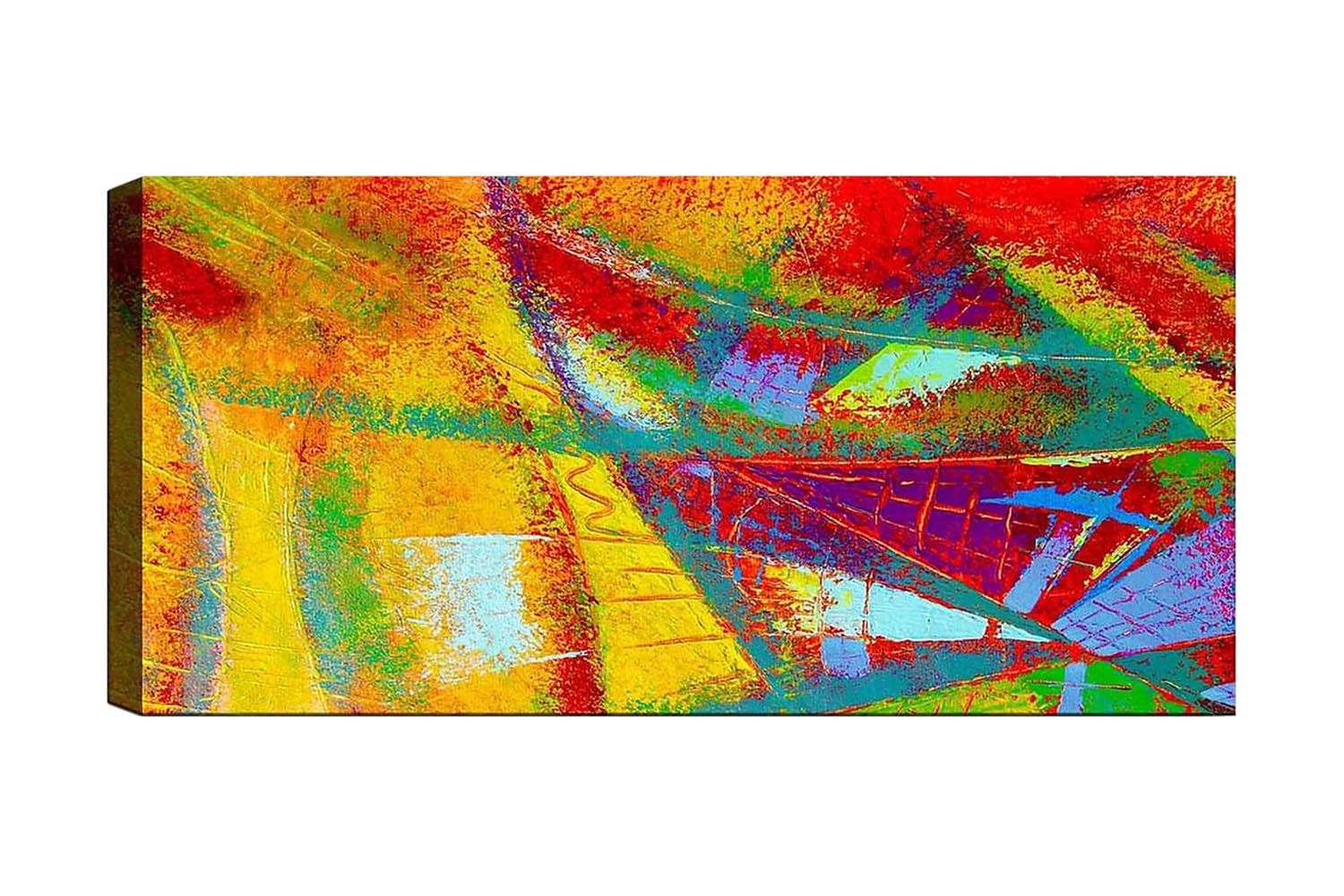 Canvastavla YTY Abstract & Fractals Flerfärgad - 120x50 cm (Art.nr 1184494) — Chilli