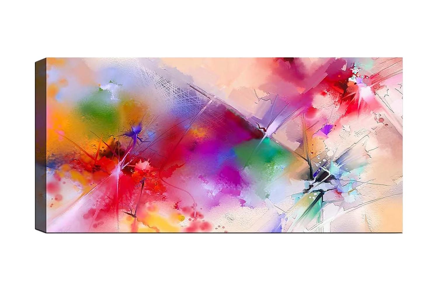 Canvastavla YTY Abstract & Fractals Flerfärgad - 120x50 cm (Art.nr 1184537) — Chilli