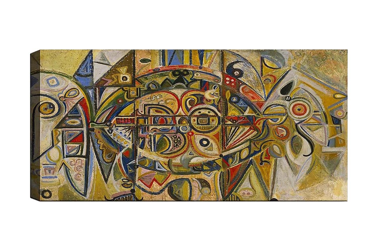 Canvastavla YTY Abstract & Fractals Flerfärgad - 120x50 cm (Art.nr 1184738) — Chilli