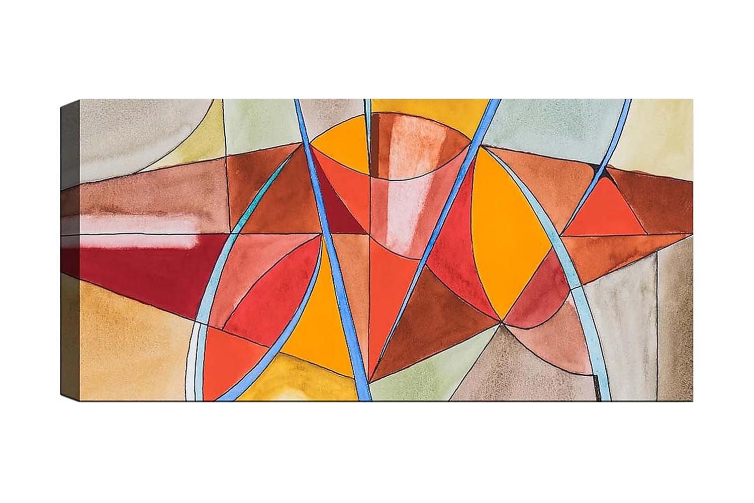 Canvastavla YTY Abstract & Fractals Flerfärgad - 120x50 cm (Art.nr 1184784) — Chilli