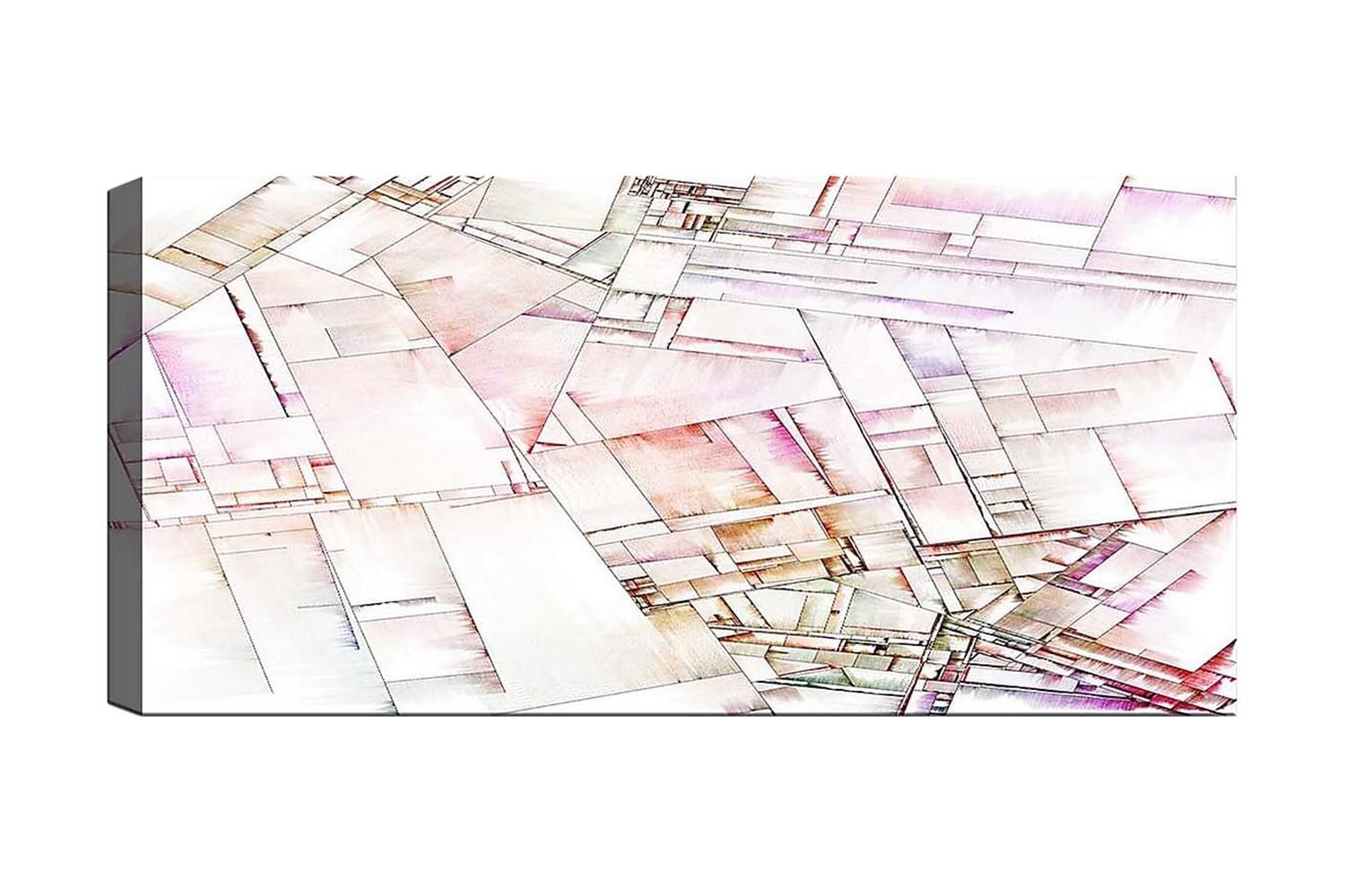 Canvastavla YTY Abstract & Fractals Flerfärgad - 120x50 cm (Art.nr 1184334) — Chilli