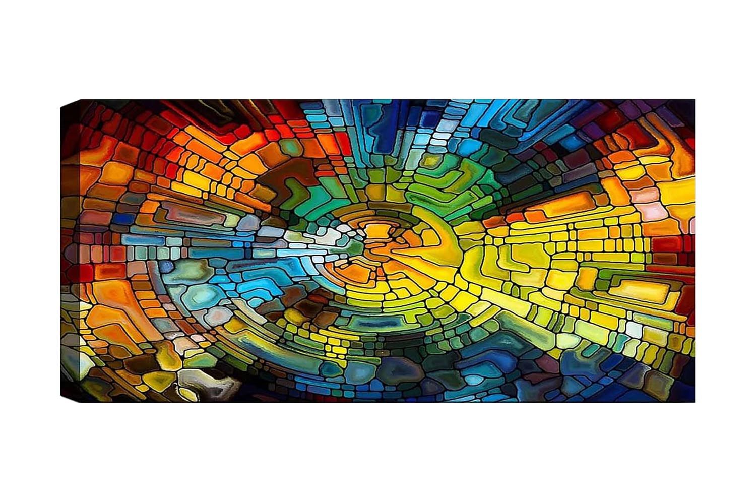 Canvastavla YTY Abstract & Fractals Flerfärgad - 120x50 cm (Art.nr 1184356) — Chilli