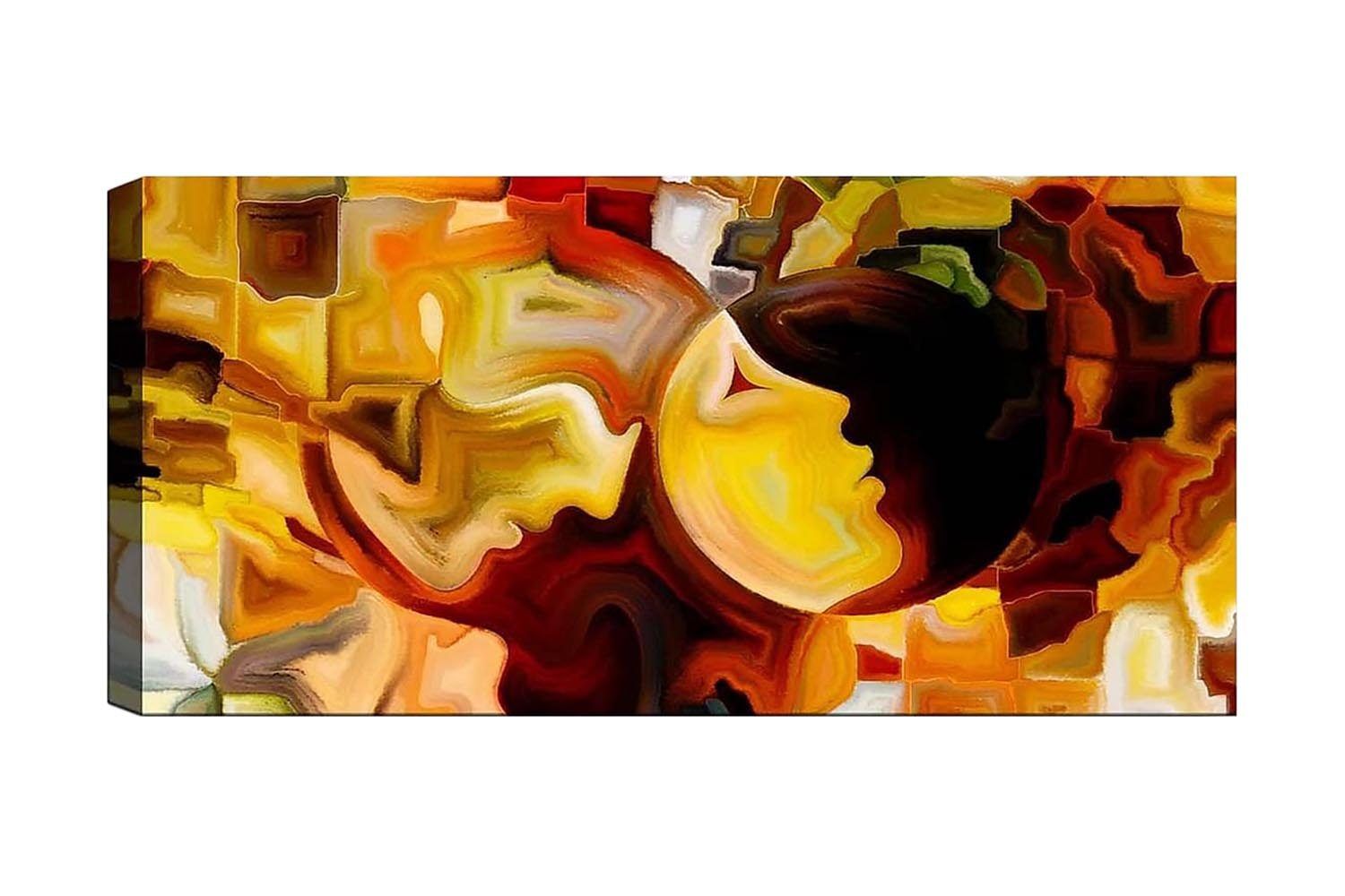 Canvastavla YTY Abstract & Fractals Flerfärgad - 120x50 cm (Art.nr 1184706) — Chilli