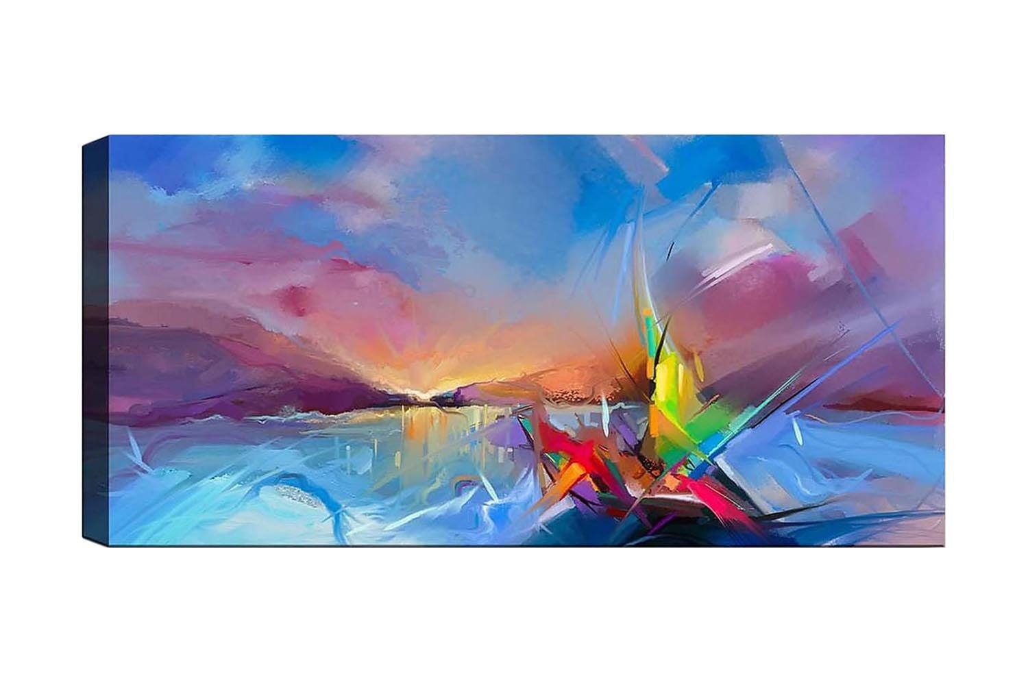 Canvastavla YTY Abstract & Fractals Flerfärgad - 120x50 cm (Art.nr 1184300) — Chilli