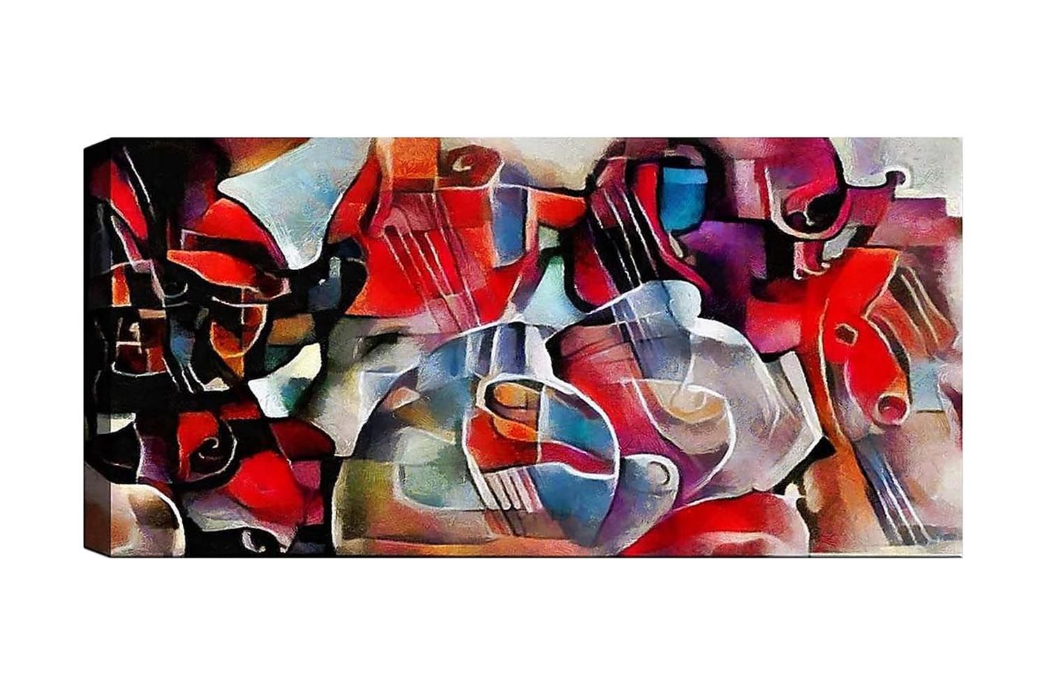 Canvastavla YTY Abstract & Fractals Flerfärgad - 120x50 cm (Art.nr 1184775) — Chilli