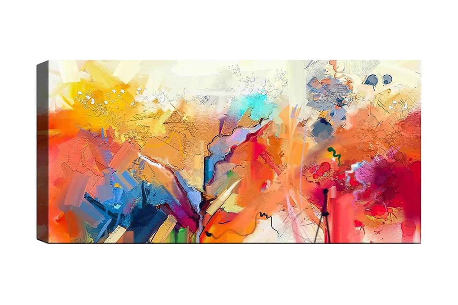 Canvastavla YTY Abstract & Fractals Flerfärgad - 120x50 cm (Art.nr 1184806) — Chilli