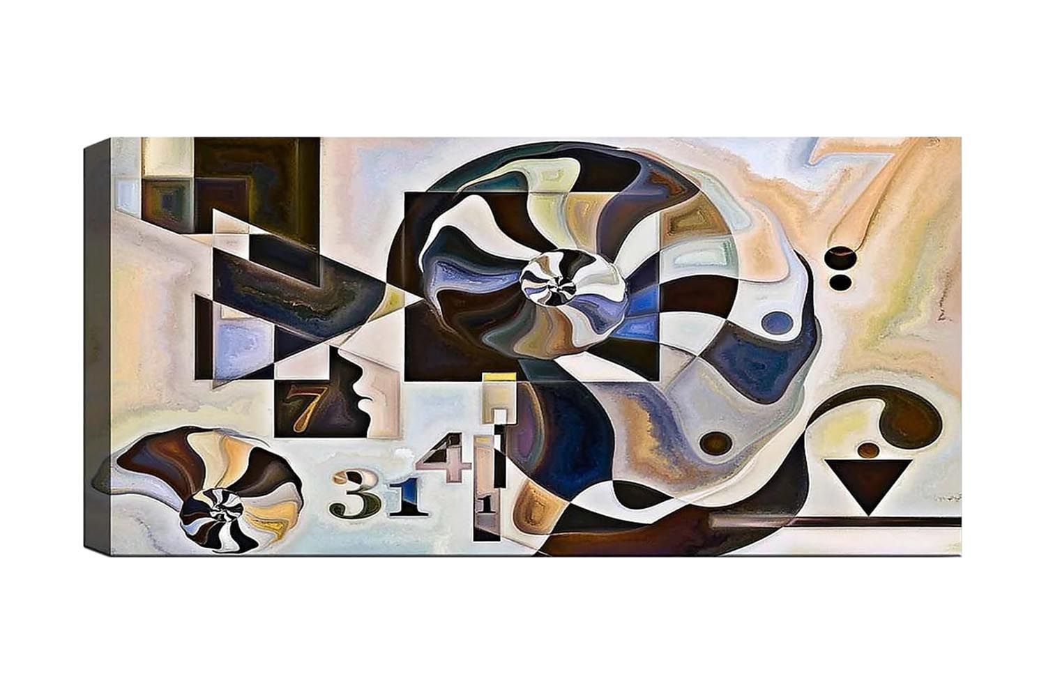 Canvastavla YTY Abstract & Fractals Flerfärgad - 120x50 cm (Art.nr 1184027) — Chilli