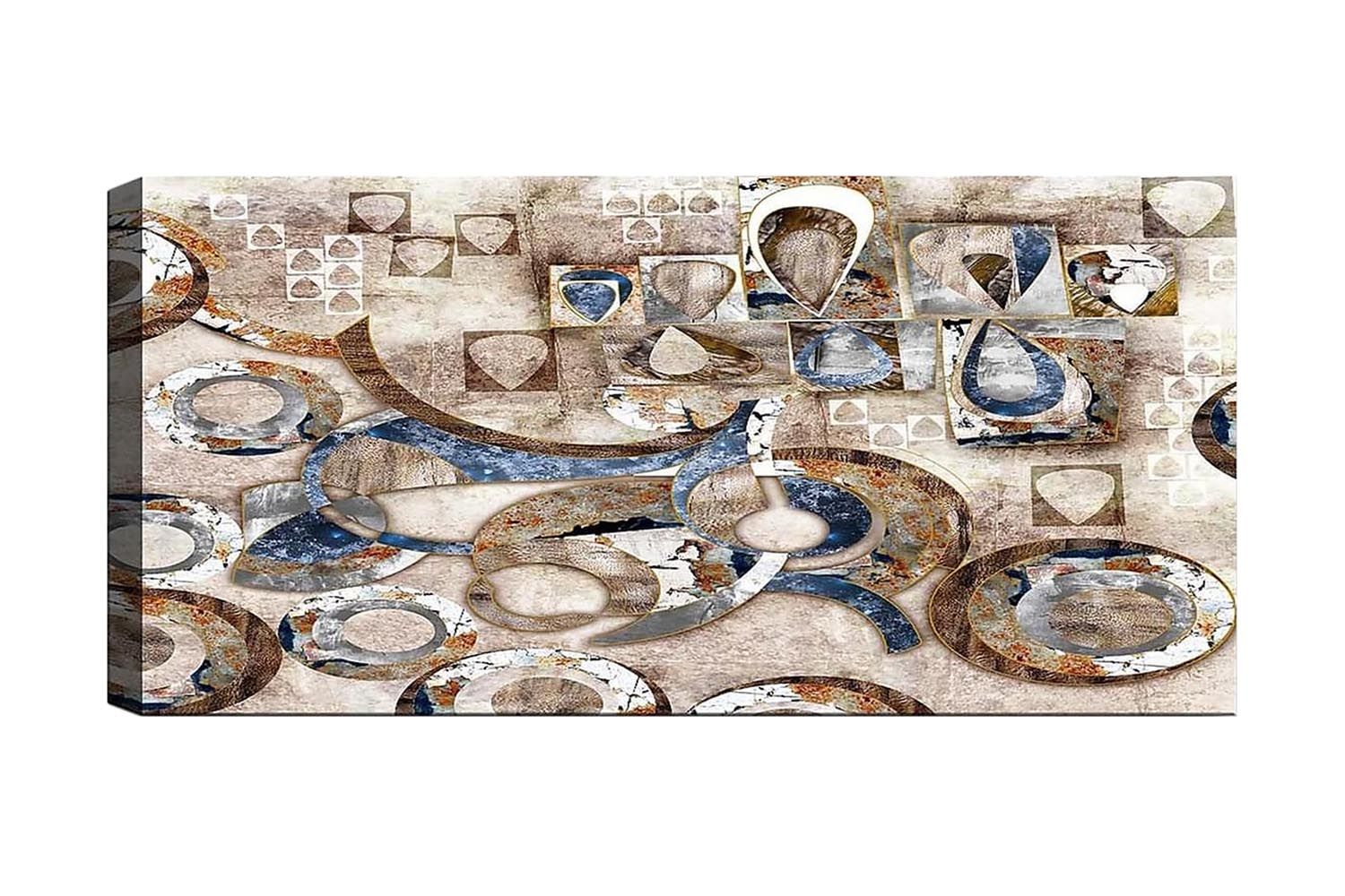 Canvastavla YTY Abstract & Fractals Flerfärgad - 120x50 cm (Art.nr 1184149) — Chilli
