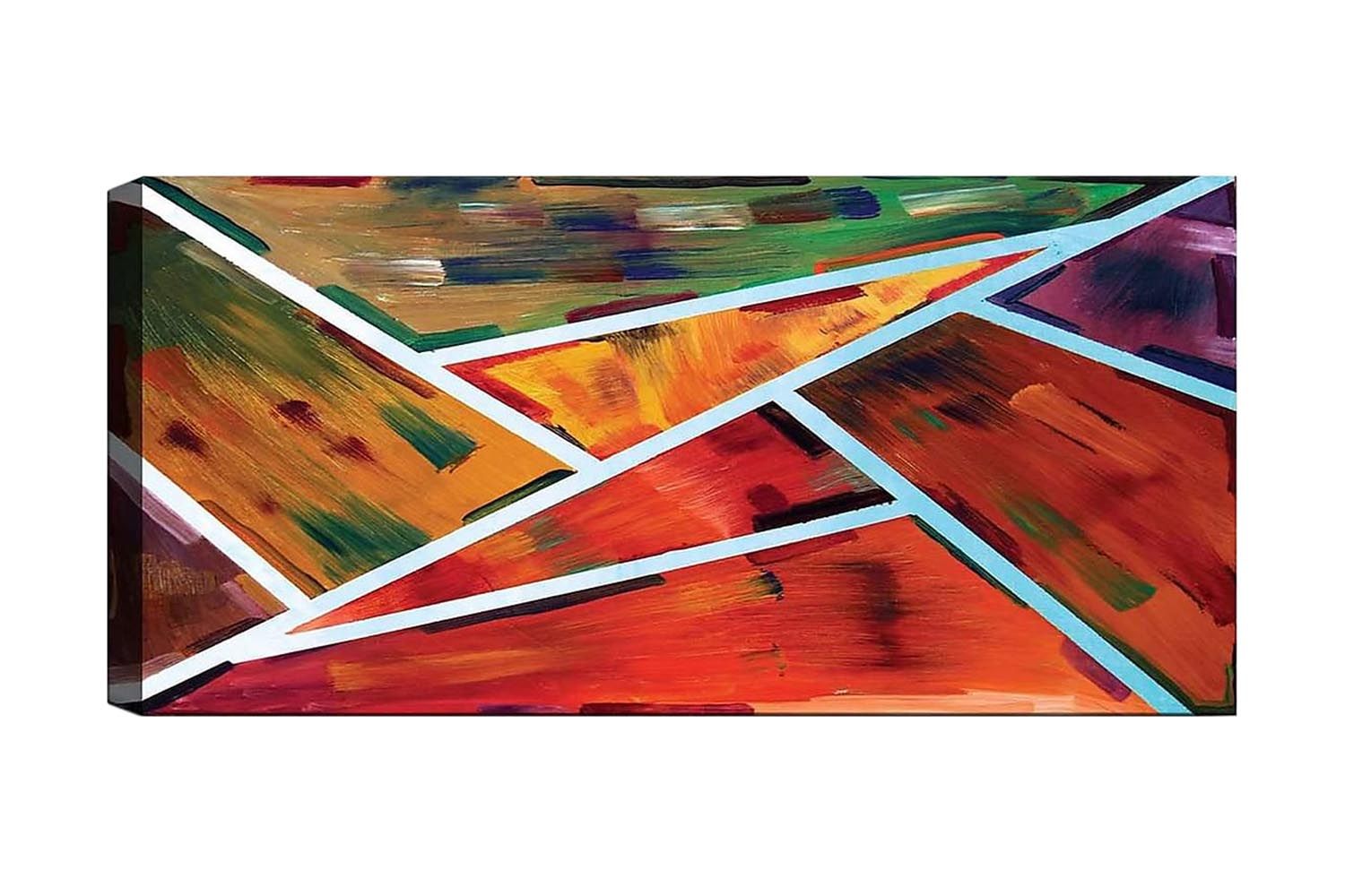 Canvastavla YTY Abstract & Fractals Flerfärgad - 120x50 cm (Art.nr 1183936) — Chilli
