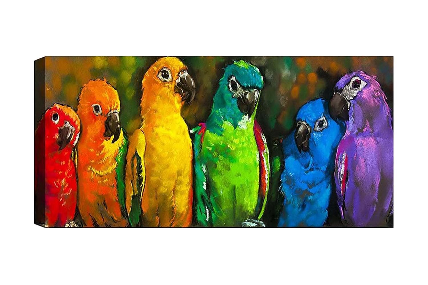 Canvastavla YTY Animals Flerfärgad - 120x50 cm (Art.nr 1184354) — Chilli