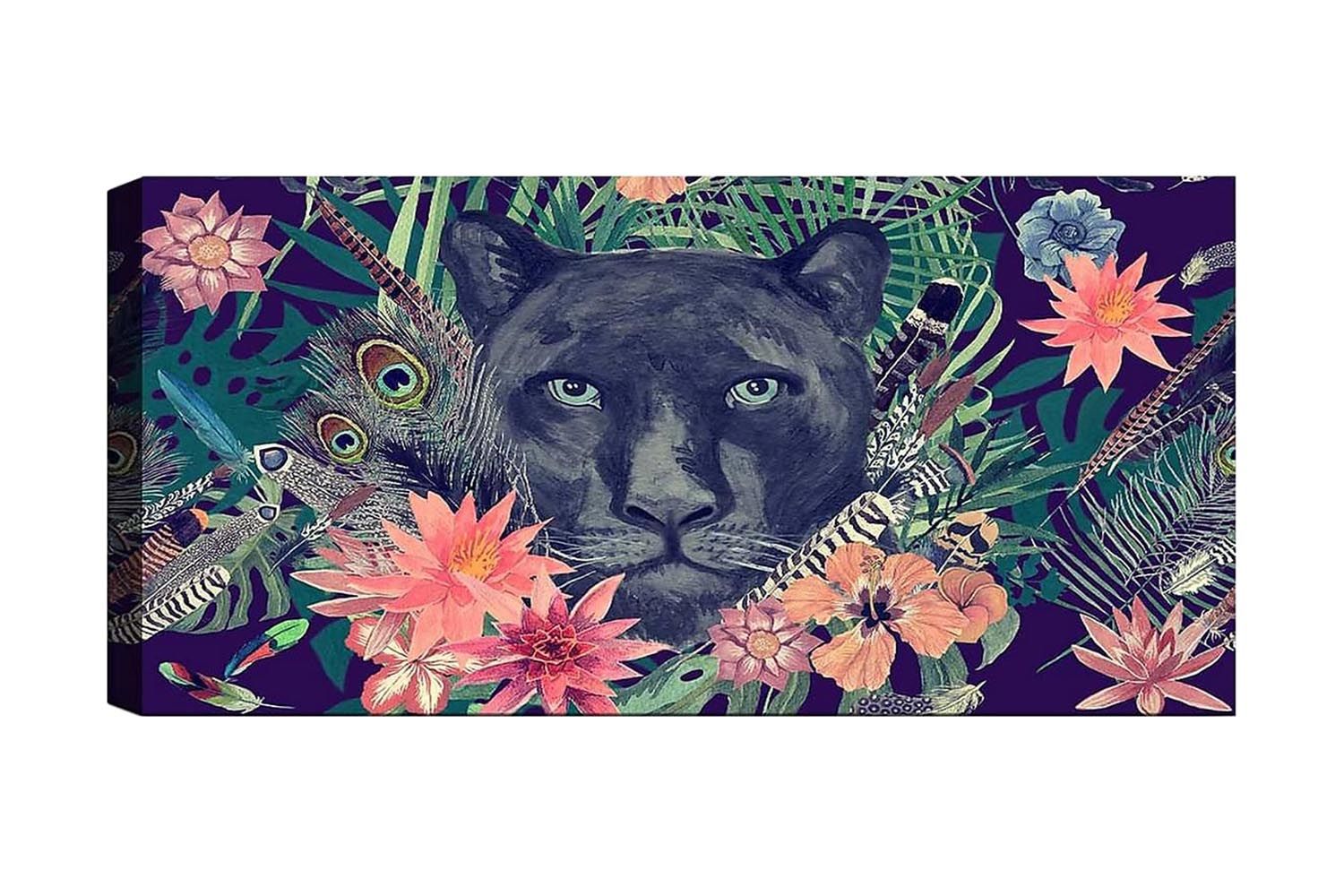 Canvastavla YTY Animals Flerfärgad - 120x50 cm (Art.nr 1184032) — Chilli