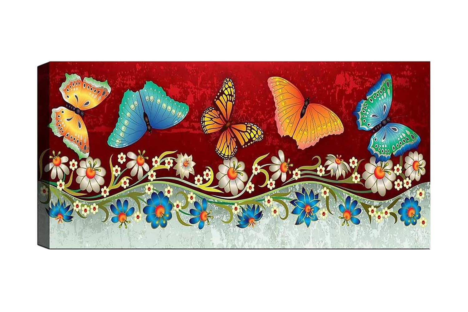 Canvastavla YTY Animals Flerfärgad - 120x50 cm (Art.nr 1184726) — Chilli