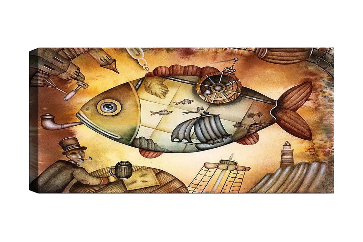 Canvastavla YTY Animals Flerfärgad - 120x50 cm (Art.nr 1184503) — Chilli
