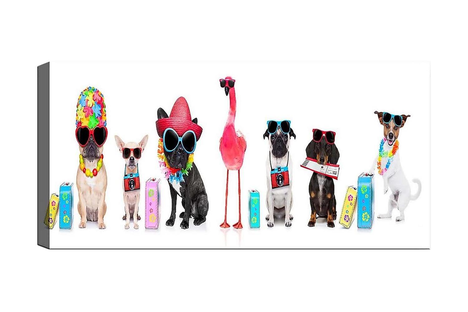 Canvastavla YTY Animals Flerfärgad - 120x50 cm (Art.nr 1184567) — Chilli