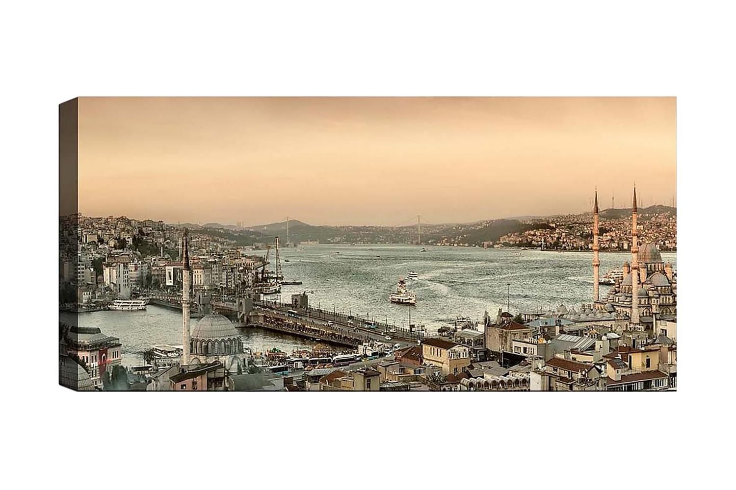 Canvastavla YTY Buildings & Cityscapes Flerfärgad - 120x50 cm (Art.nr 1183940) — Chilli