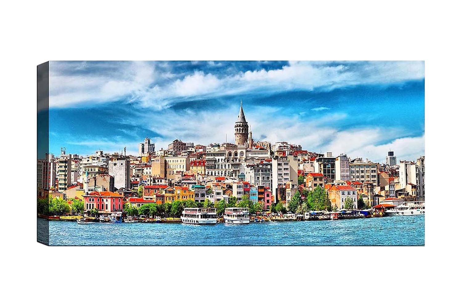 Canvastavla YTY Buildings & Cityscapes Flerfärgad - 120x50 cm (Art.nr 1183953) — Chilli