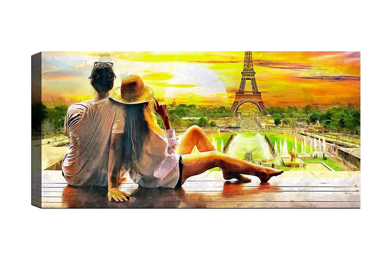 Canvastavla YTY Buildings & Cityscapes Flerfärgad - 120x50 cm (Art.nr 1184728) — Chilli