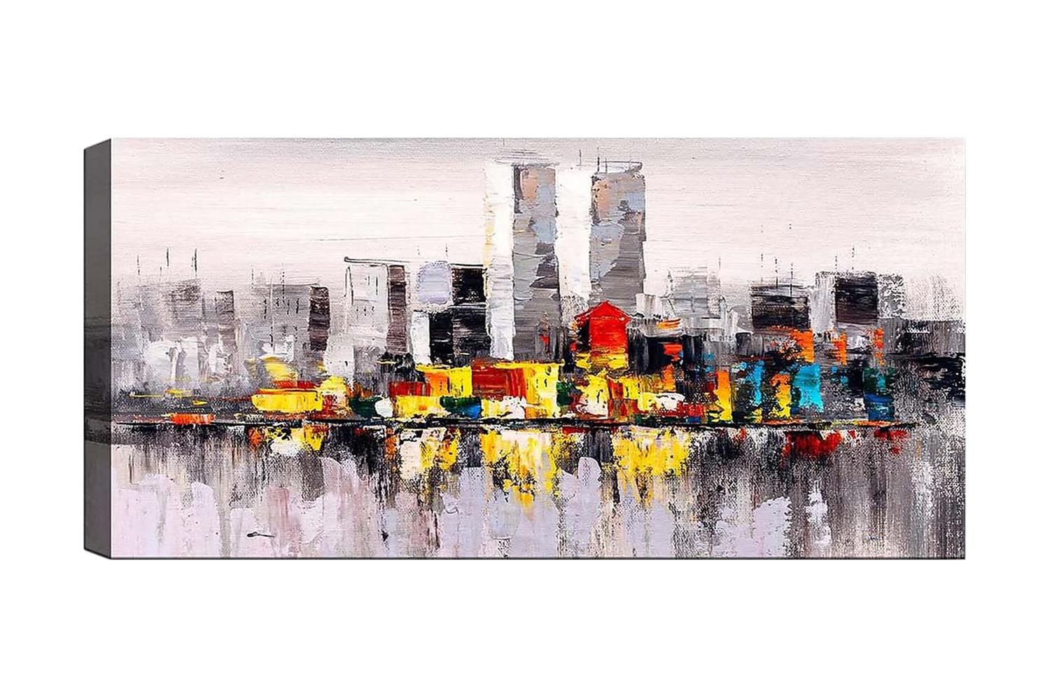 Canvastavla YTY Buildings & Cityscapes Flerfärgad - 120x50 cm (Art.nr 1184844) — Chilli