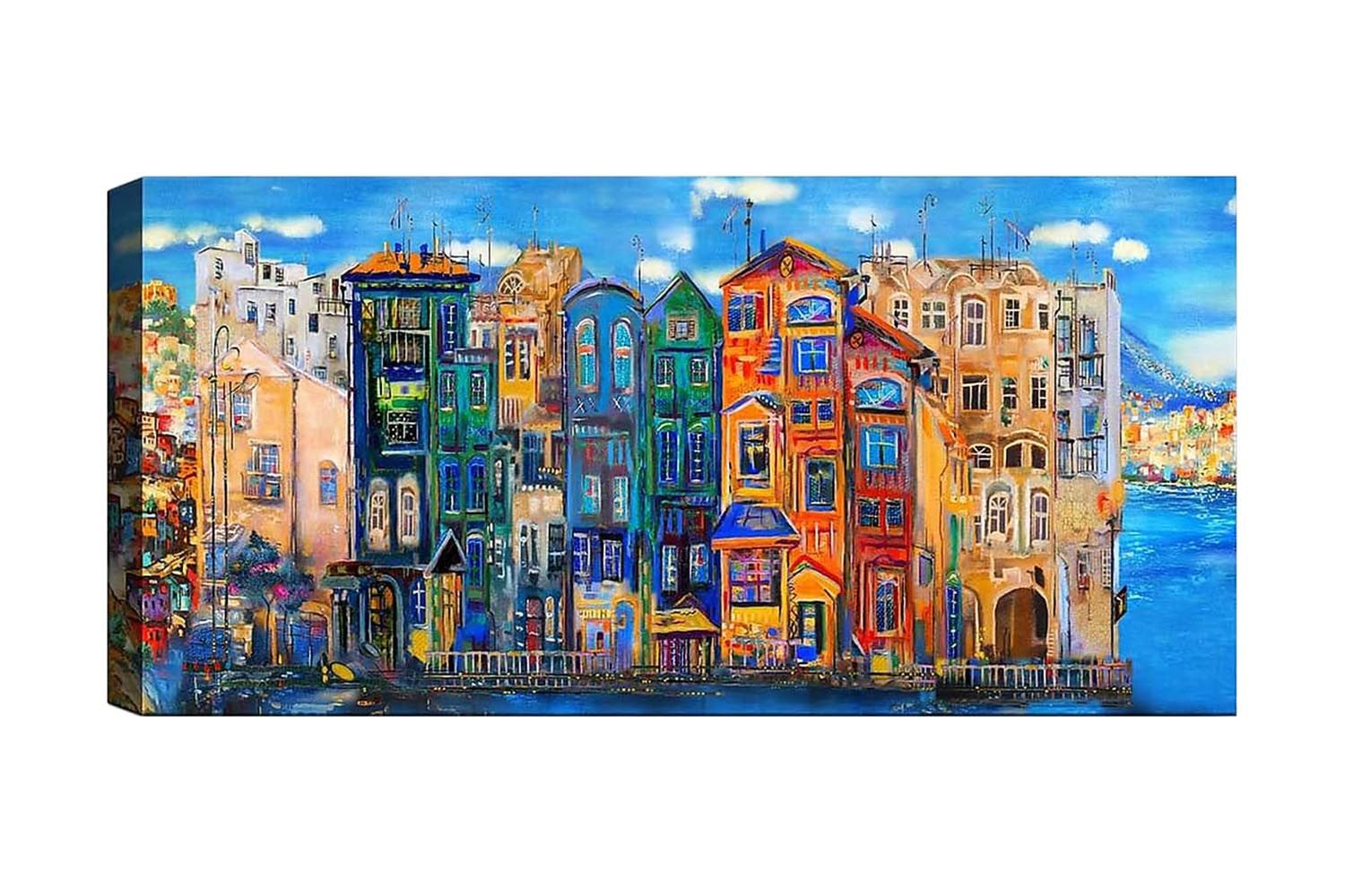 Canvastavla YTY Buildings & Cityscapes Flerfärgad - 120x50 cm (Art.nr 1184296) — Chilli