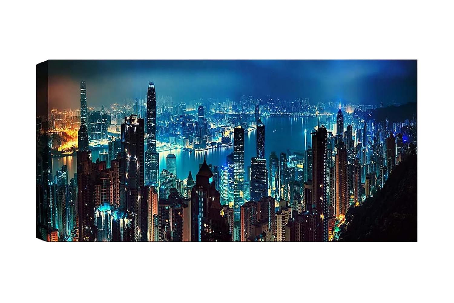 Canvastavla YTY Buildings & Cityscapes Flerfärgad - 120x50 cm (Art.nr 1184684) — Chilli