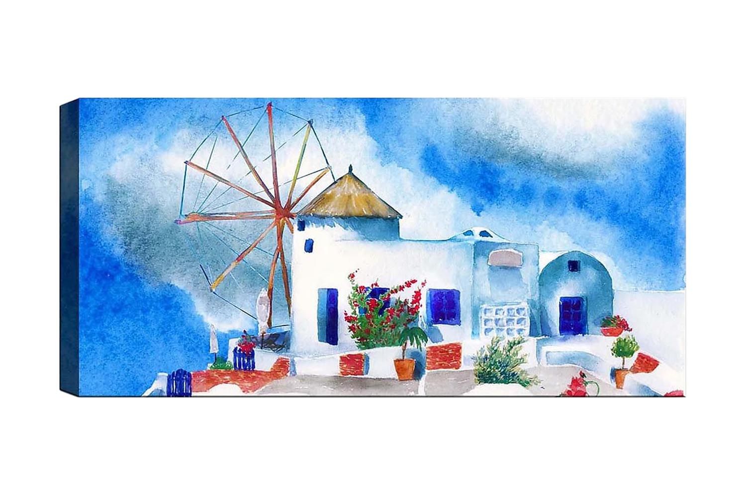 Canvastavla YTY Buildings & Cityscapes Flerfärgad - 120x50 cm (Art.nr 1184923) — Chilli