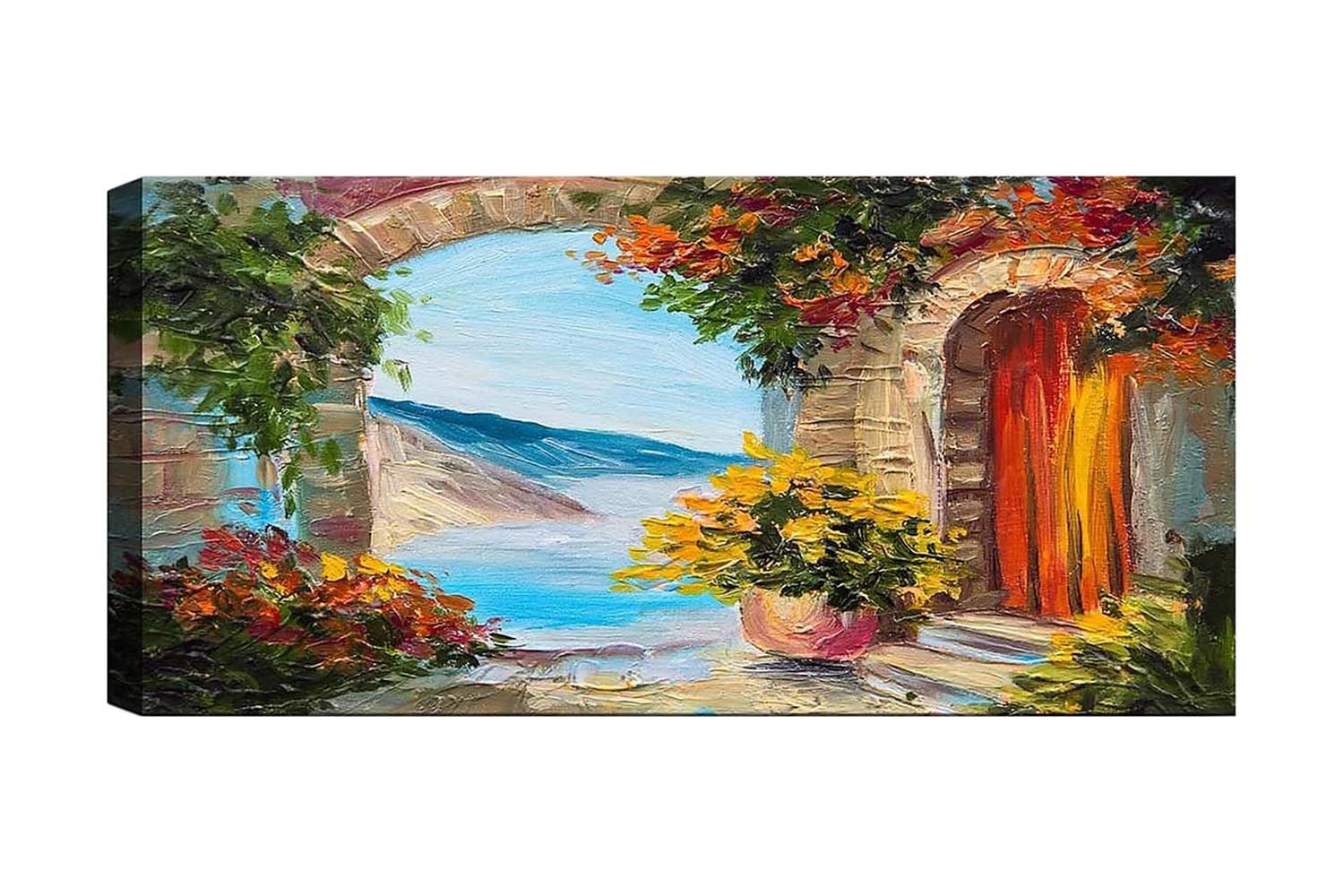 Canvastavla YTY Buildings & Cityscapes Flerfärgad - 120x50 cm (Art.nr 1184430) — Chilli