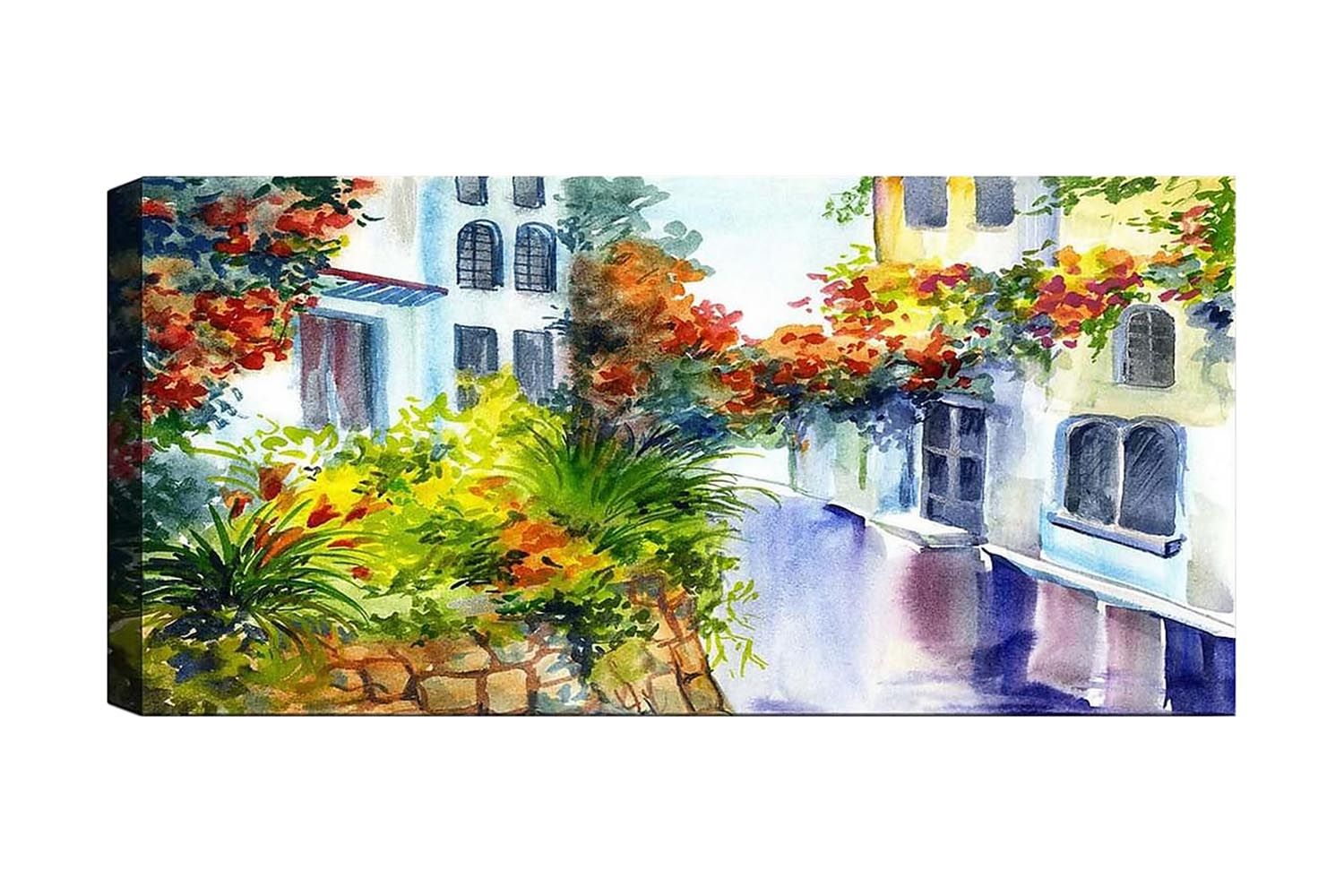 Canvastavla YTY Buildings & Cityscapes Flerfärgad - 120x50 cm (Art.nr 1183993) — Chilli
