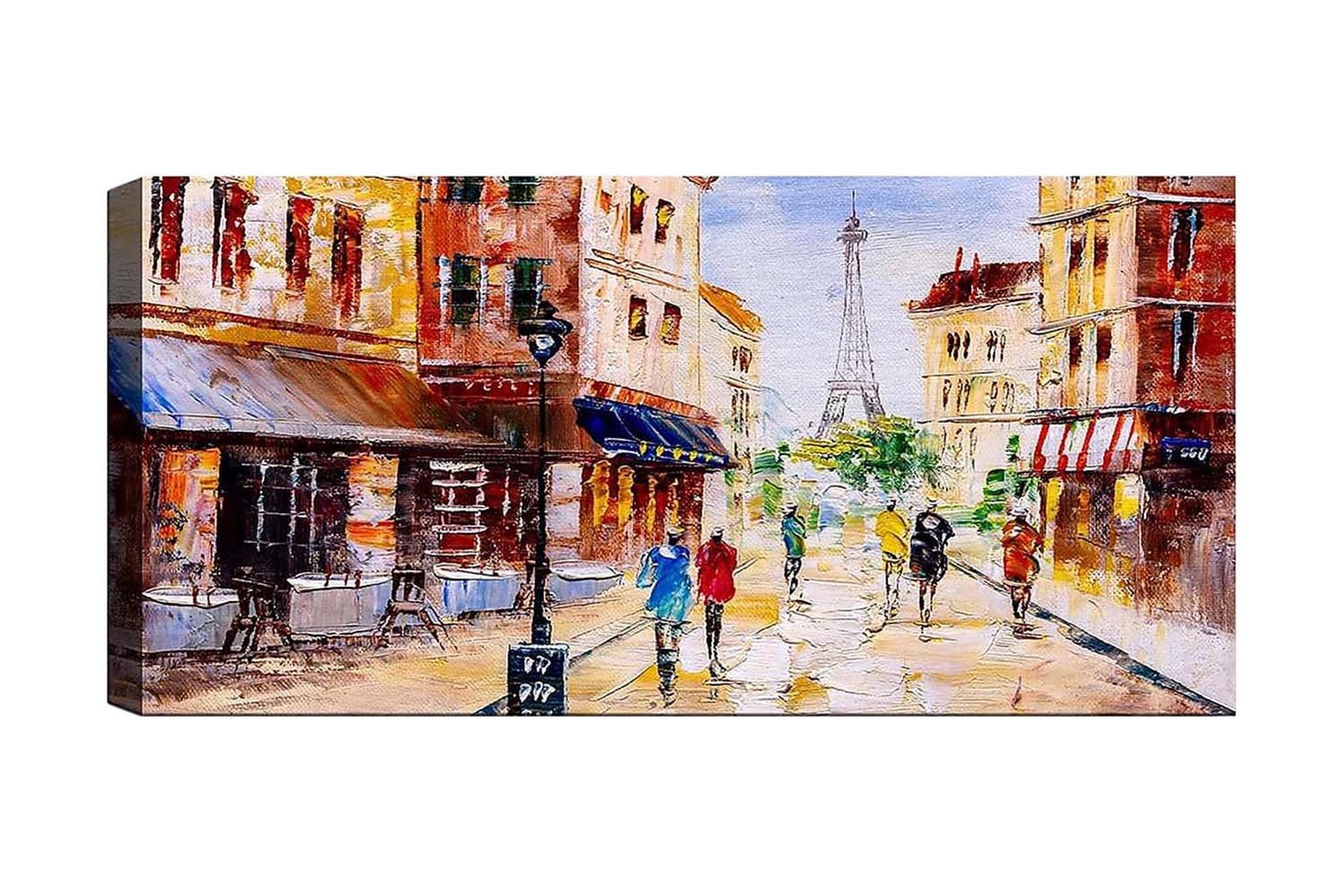 Canvastavla YTY Buildings & Cityscapes Flerfärgad - 120x50 cm (Art.nr 1184502) — Chilli