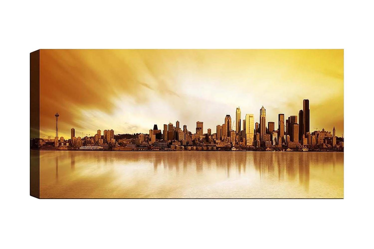 Canvastavla YTY Buildings & Cityscapes Flerfärgad - 120x50 cm (Art.nr 1184835) — Chilli
