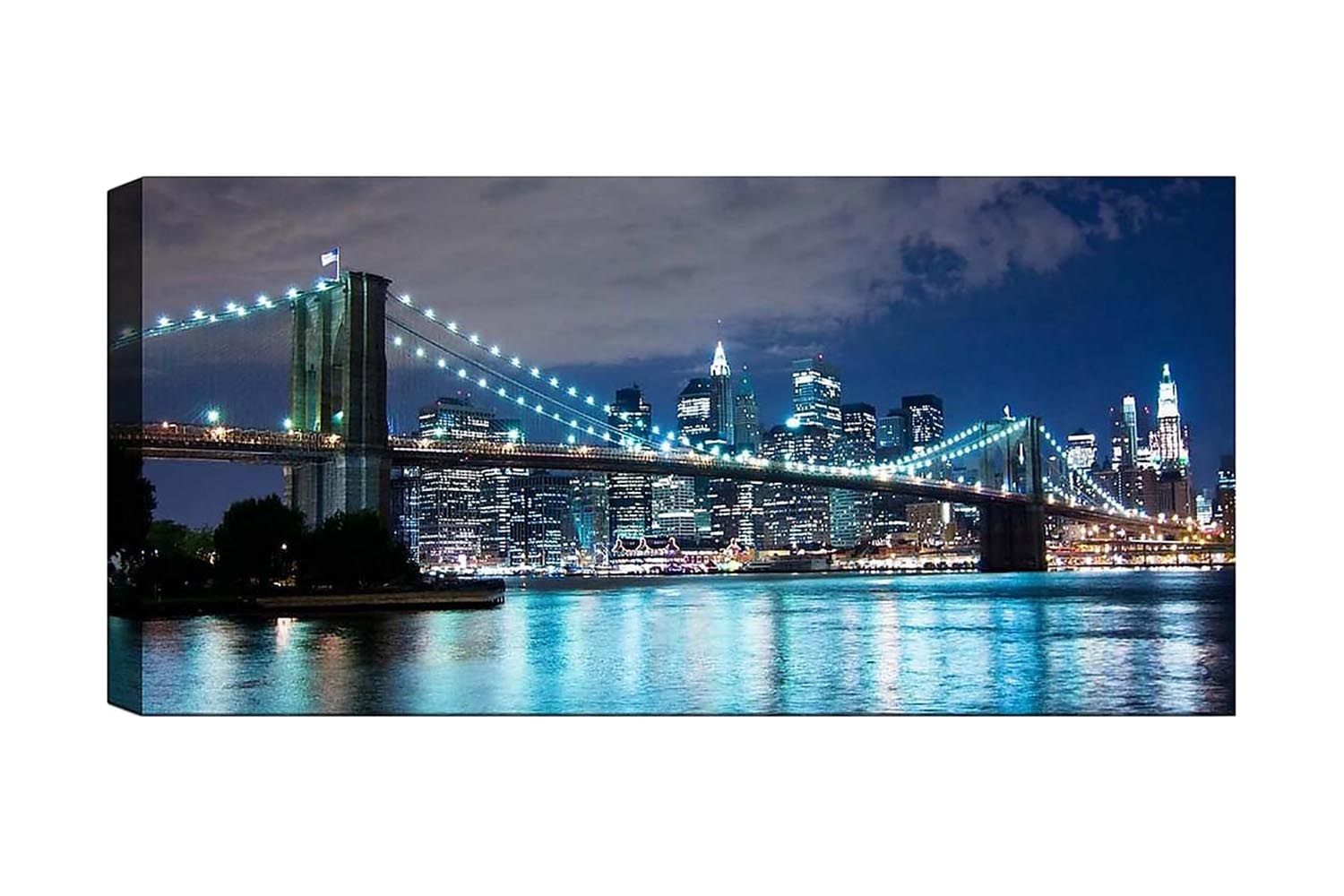Canvastavla YTY Cities & Countries Flerfärgad - 120x50 cm (Art.nr 1184320) — Chilli