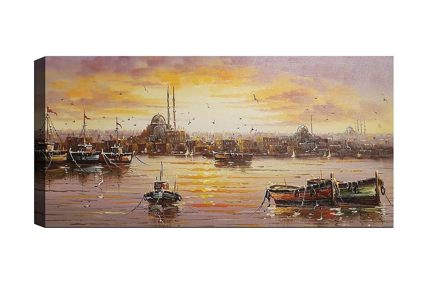 Canvastavla YTY Cities & Countries Flerfärgad - 120x50 cm (Art.nr 1184641) — Chilli