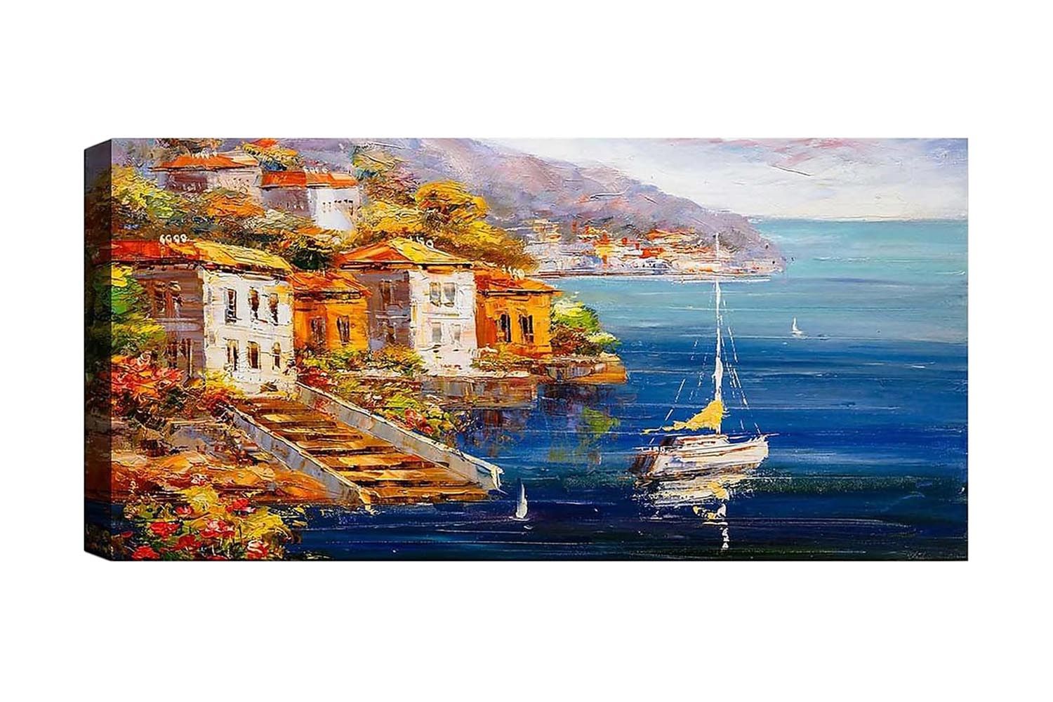 Canvastavla YTY Cities & Countries Flerfärgad - 120x50 cm (Art.nr 1184877) — Chilli
