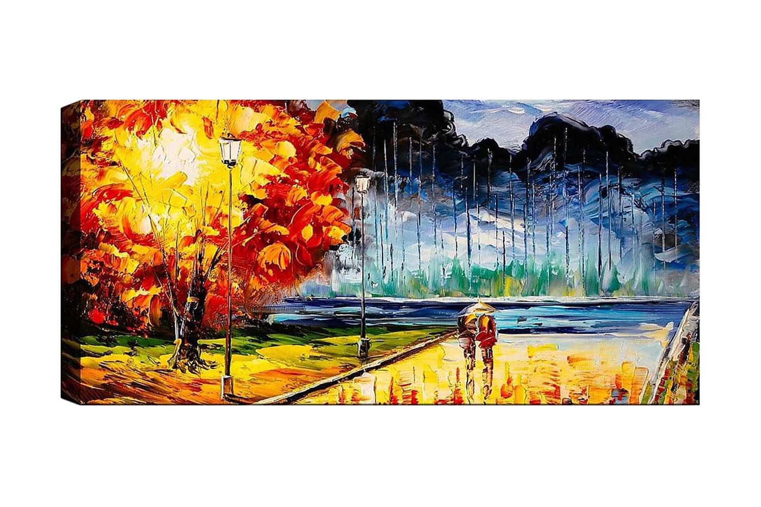 Canvastavla YTY Cities & Countries Flerfärgad - 120x50 cm (Art.nr 1184207) — Chilli